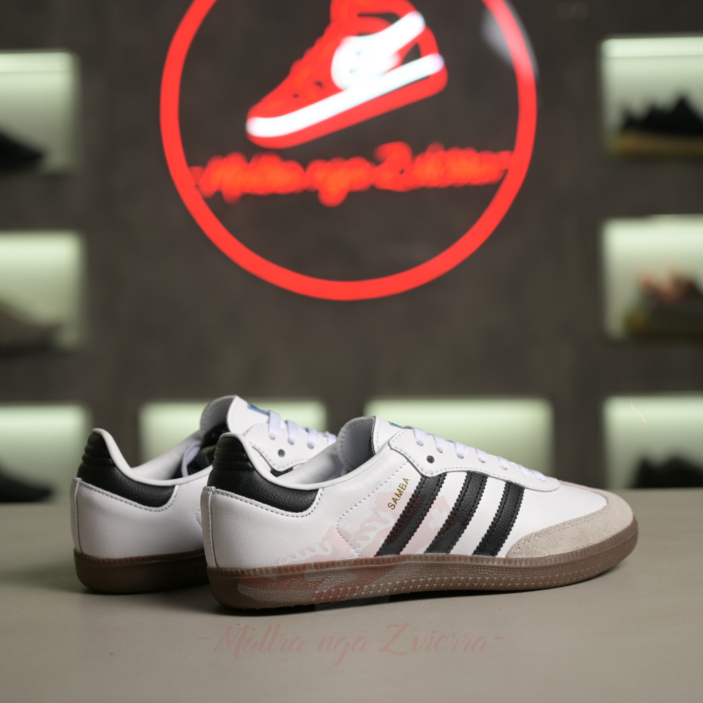 adidas samba white black