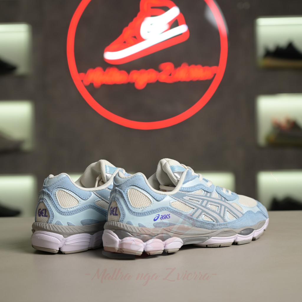 asics gel nyc blue and white