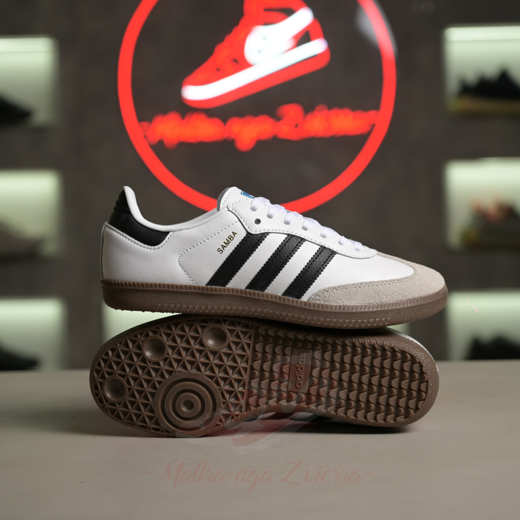 adidas samba white black