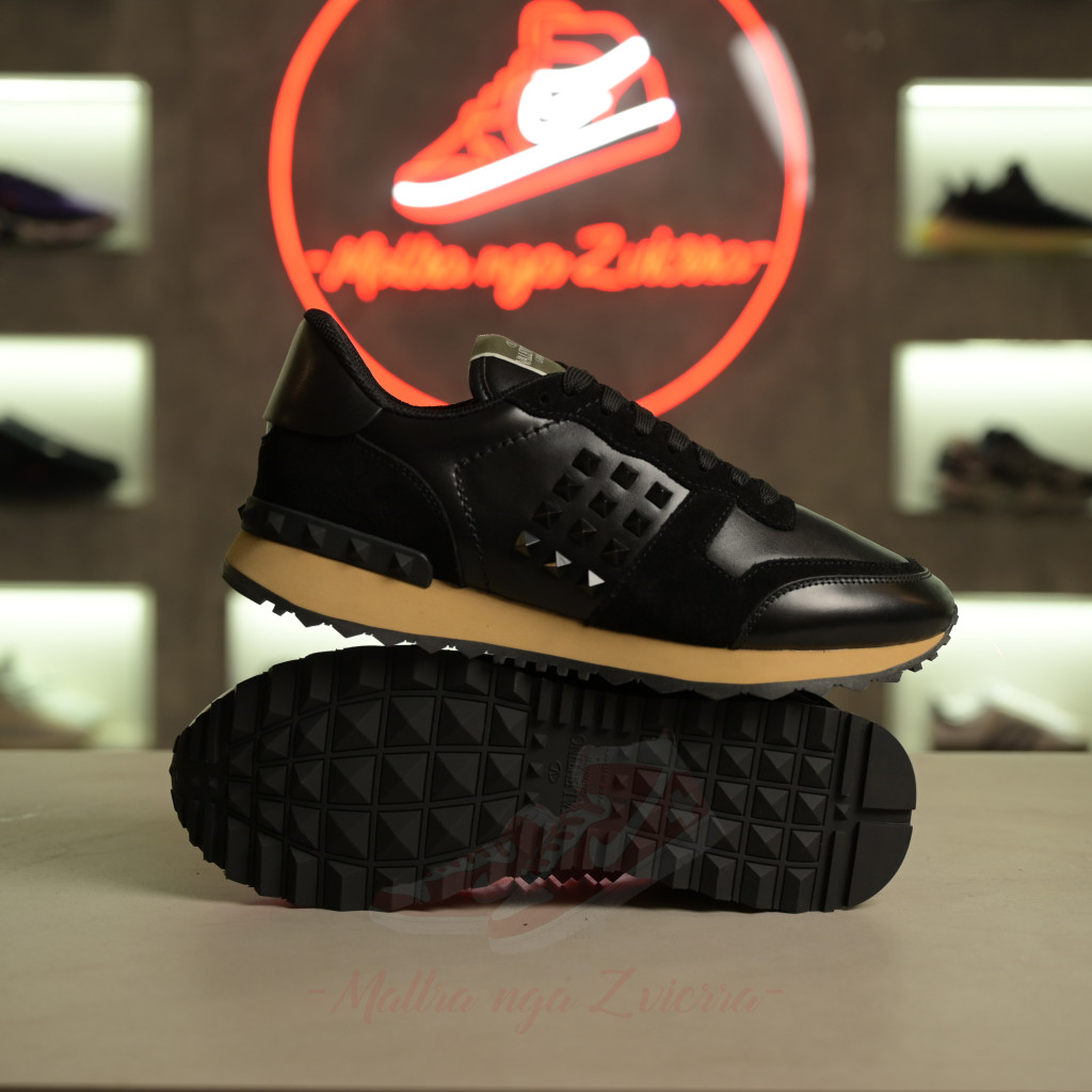 valentino rockrunner black cream